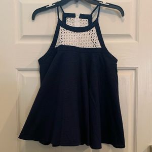 Navy blue Lauren James tank top